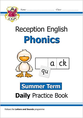 Reception Phonics Daily Practice Book: Summer Term (CGP Reception Daily Workbooks) von Coordination Group Publications Ltd (CGP)